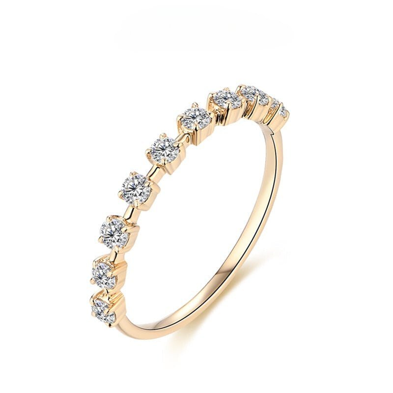 Moissanite Diamond Ring in Solid Gold - Florence Jewellers