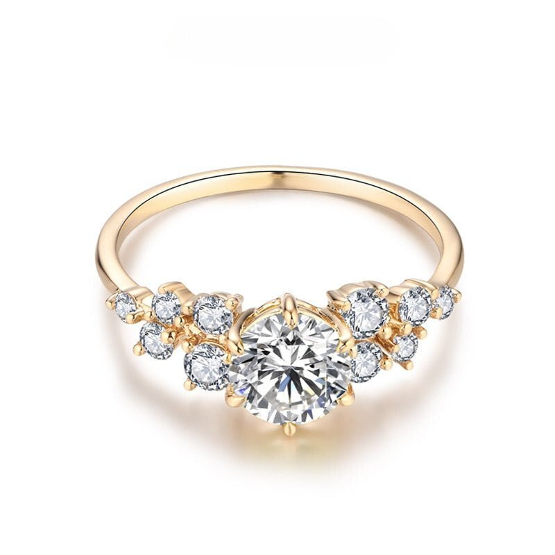Moissanite Diamond Ring in Solid Gold - Florence Jewellers